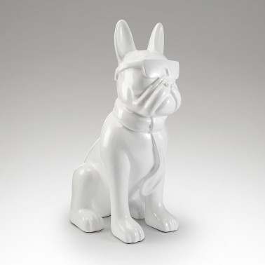 SCHULLER BULLDOG FRANCES Figura Blanca