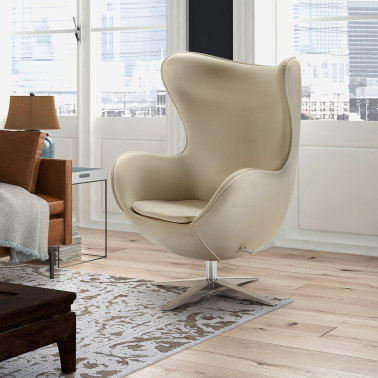 SCHULLER EGG Sillón Antelina Beige