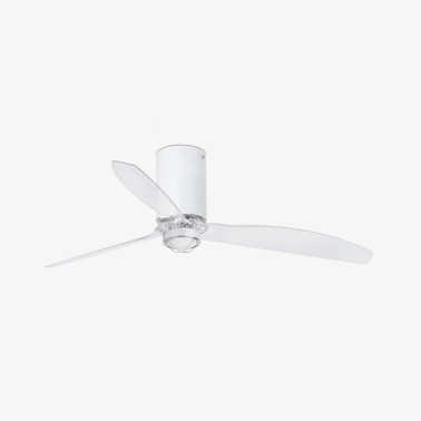 FARO MINI TUBE FAN M LED DC Ventilador blanco mate