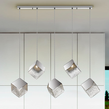 SCHULLER PRISCILA Colgante 5L Cromo