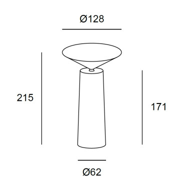 LEDSC4 COCKTAIL Lámpara Portátil Gris Oliva