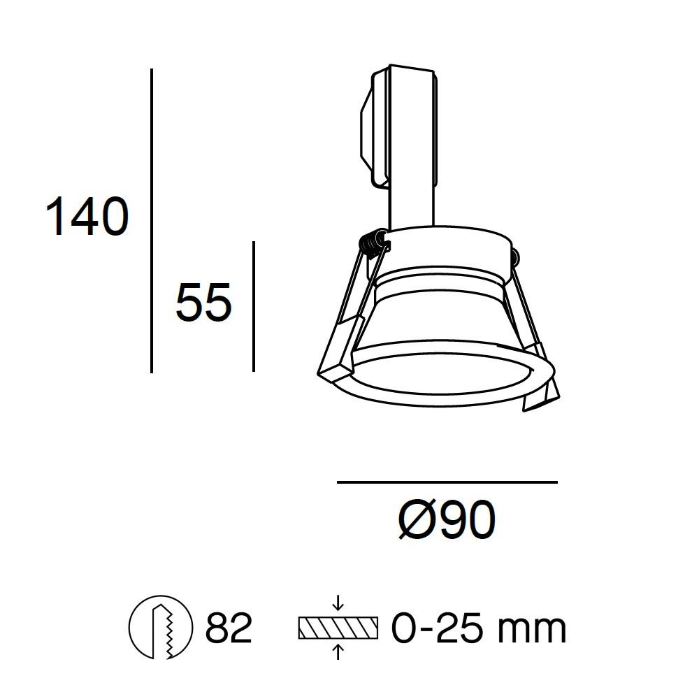 Spot LED orientable Libertad 6 Hofflight