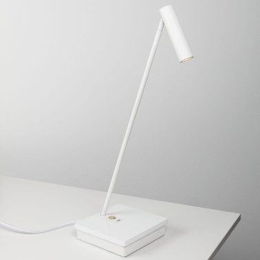 LEDSC4 E-LAMP Sobremesa Blanco y Oro