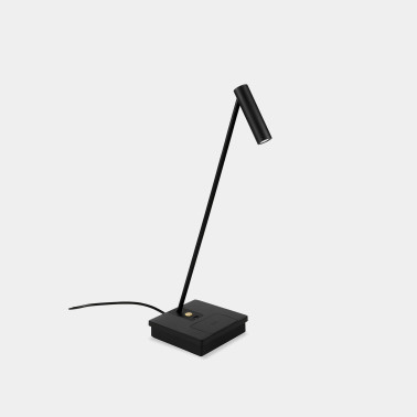 LEDSC4 E-LAMP Wireless Sobremesa Negro y Oro