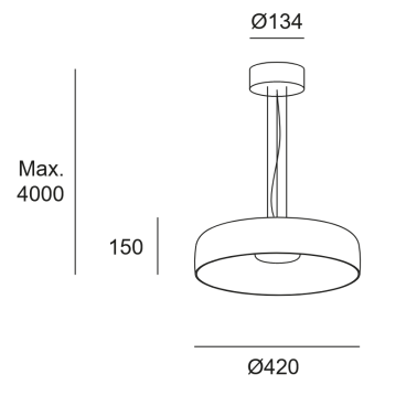 LEDSC4 LEVELS 1 Body 420 Colgante Fumé