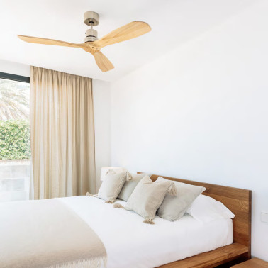 FARO LANTAU L DC Ventilador Níquel-Pino