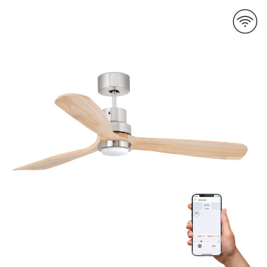 FARO LANTAU L DC LED SMART Ventilador Níquel-Pino