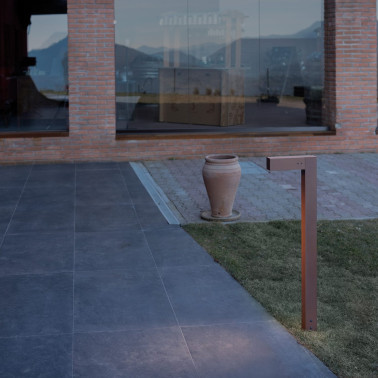 LOMBARDO FLAG 200 Bollard Corten 3000K