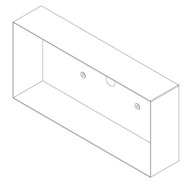 LEDSC4 ARC Caja de Empotrar