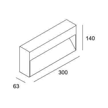 LEDSC4 ARC Aplique Cemento 3000K