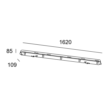 LEDSC4 SOLID 1620 Regleta Estanca