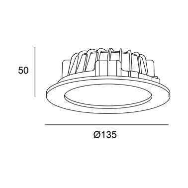 LEDSC4 VOL 135 Downlight 4000K