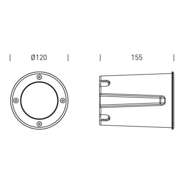 HOFFLIGHTS UKRAINE Empotrable Orientable