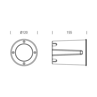 HOFFLIGHTS HUNGARY Empotrable Orientable GU10