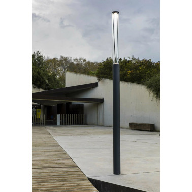 FARO RUSH 3700 Lámpara farola gris oscuro 4000K 180º
