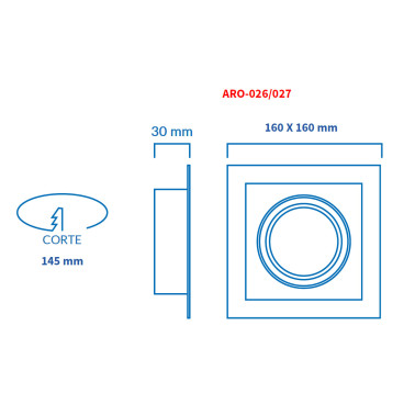 ATMOSS ARO QR111 Basculante Blanco