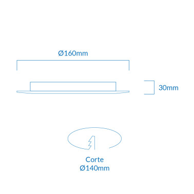 ATMOSS ARO QR111 Circular Basculante Aluminio