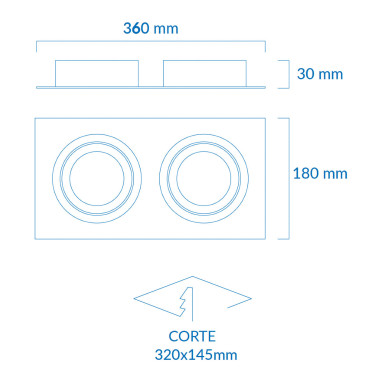 ATMOSS ARO QR111 Basculante Doble Aluminio