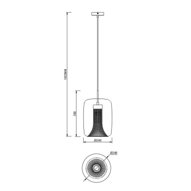 MANTRA KRISS 240 Colgante Cromo