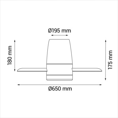 SULION MONTY Ventilador Blanco