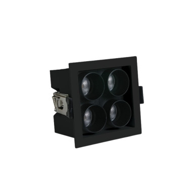 ONE LIGHT Empotrable 4L LED Negro-Negro