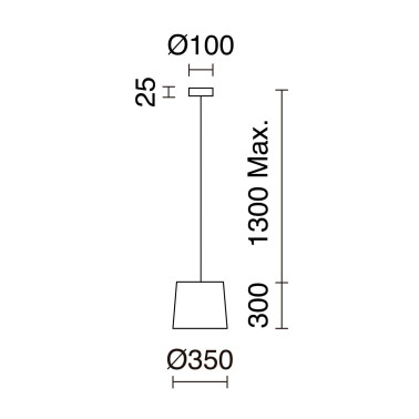 Exo Lighting Suspensión Thais S