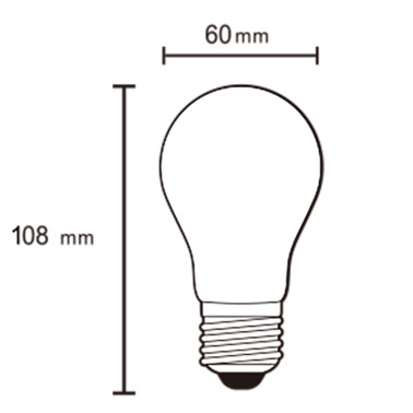 Bombilla Estándar E27 DIM Opal 12W 4000K