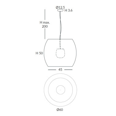 Ole by FM POMA IP66 Ø60 Colgante de Cuerda