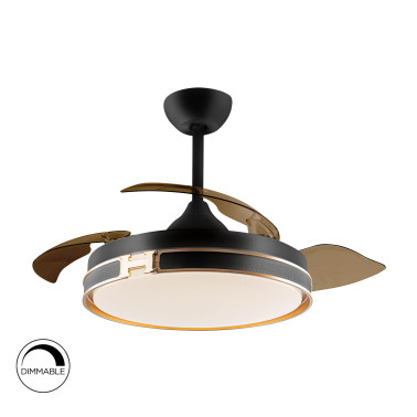 SCHULLER HERÓN Ventilador Negro-Oro