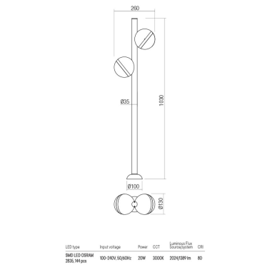 REDO MAGNUS 2L Baliza Corten