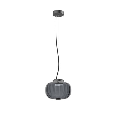 EXO LIGHTING KRISTA 1L Colgante Gris Fumé