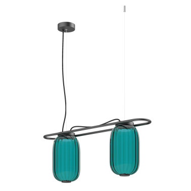 EXO LIGHTING KRISTA 2L Colgante Azul