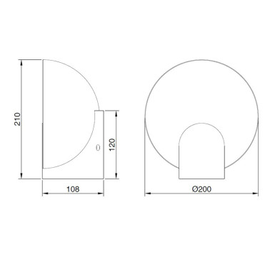 MANTRA OCULO Aplique Negro 5W