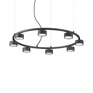 IDEAL LUX MINOR ROUND SP8 Colgante Negro