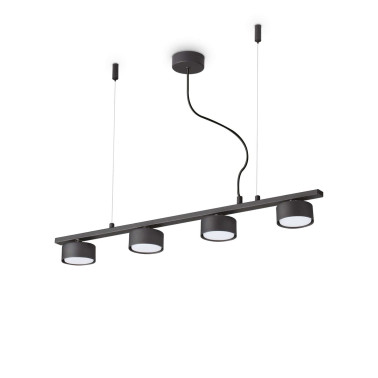 IDEAL LUX MINOR LINEAR SP4 Colgante Negro