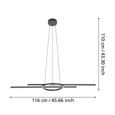 EGLO ZILLEIRO-Z LED Colgante smart