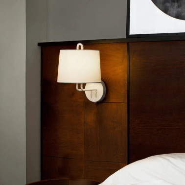 FARO MONTREAL Aplique Blanco-Beige