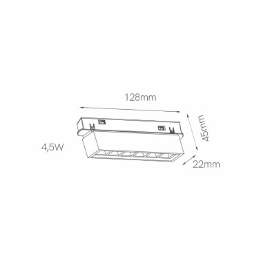 BENEITO FAURE TRAM 48V 4,5W Blanco 2700K