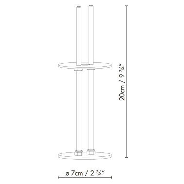 B.LUX TUBE Kit Pernos de Fijación