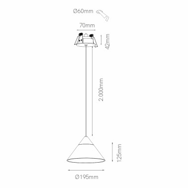 BENEITO FAURE Ark Recessed Blanco 2700K