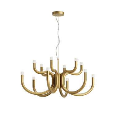 REDO LUXOR 750 Candelabro de Techo Oro Mate