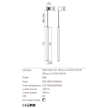 REDO SWING 770 Aplique Blanco-Estriado