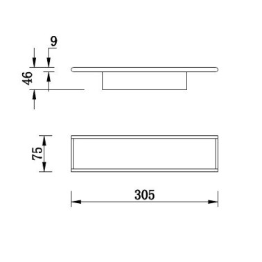 MANTRA NELSON Aplique Blanco CCT 16W