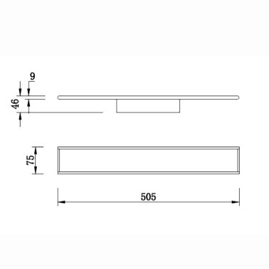 MANTRA NELSON Aplique Blanco CCT 24W