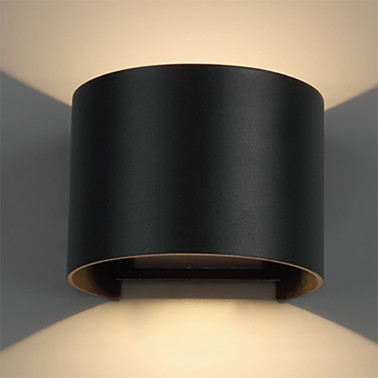 MANTRA DAVOS R Aplique Negro Dimmable