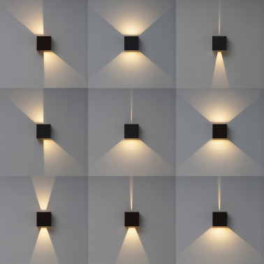 MANTRA DAVOS XL Aplique Negro Dimmable