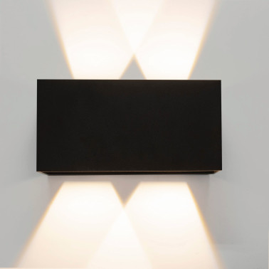 MANTRA DAVOS DOBLE Aplique Negro Dimmable