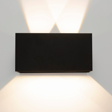 MANTRA DAVOS DOBLE Aplique Negro Dimmable