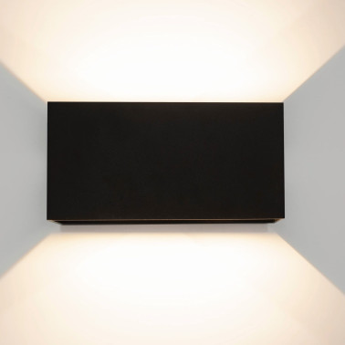 MANTRA DAVOS DOBLE Aplique Negro Dimmable