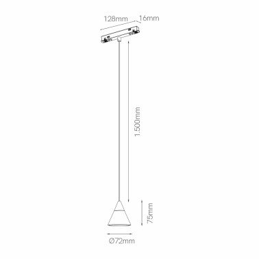 BENEITO FAURE ZOE 48V Blanco 2700K